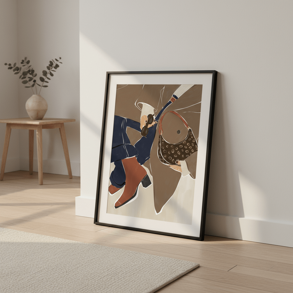 Fall Fashion Vibes by Ivy Green Illustrations wall - art - picture - poster