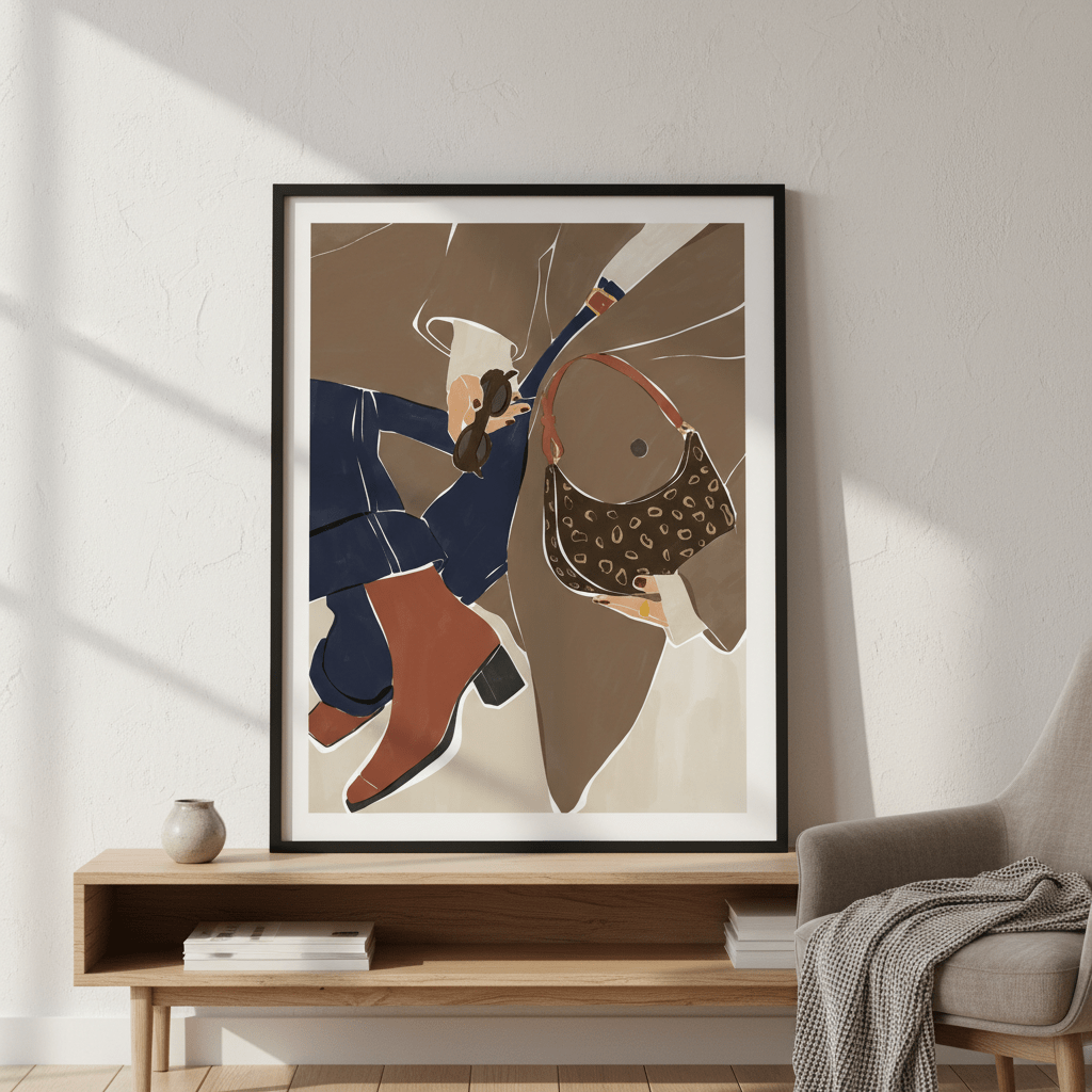 Fall Fashion Vibes by Ivy Green Illustrations wall - art - picture - poster