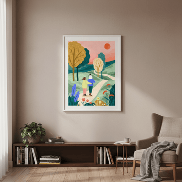 Fam Park Walk by Bea Muller wall - art - picture - poster