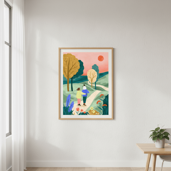 Fam Park Walk by Bea Muller wall - art - picture - poster