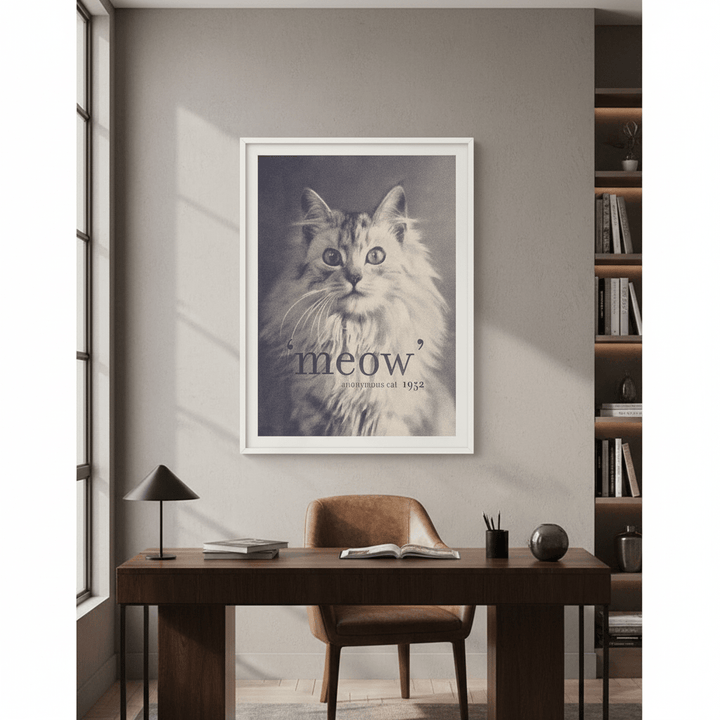 Famous Quote Cat by Florent Bodart wall - art - picture - poster
