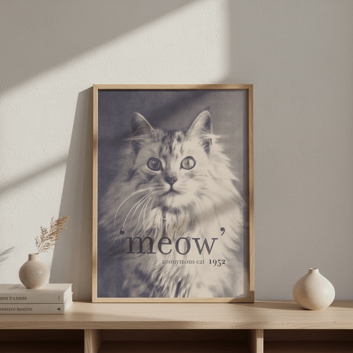 Famous Quote Cat by Florent Bodart wall - art - picture - poster