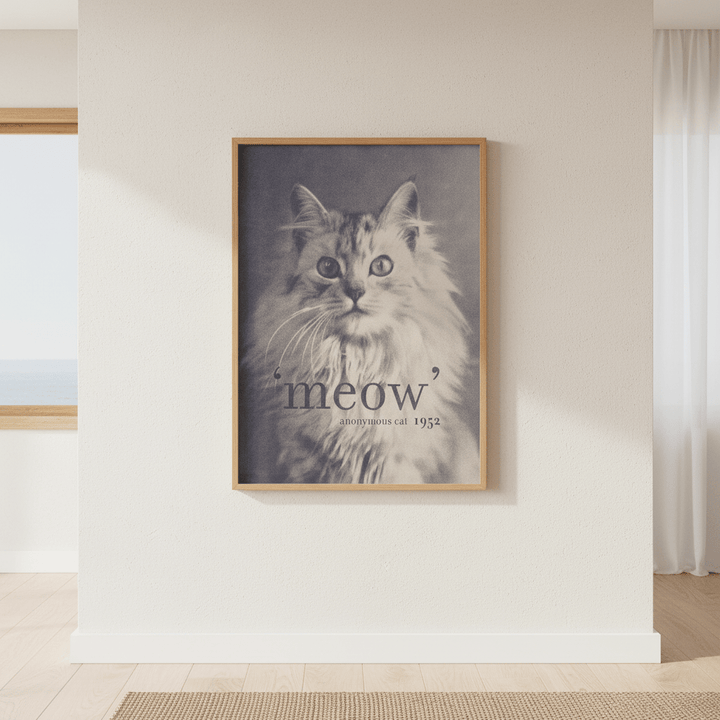 Famous Quote Cat by Florent Bodart wall - art - picture - poster
