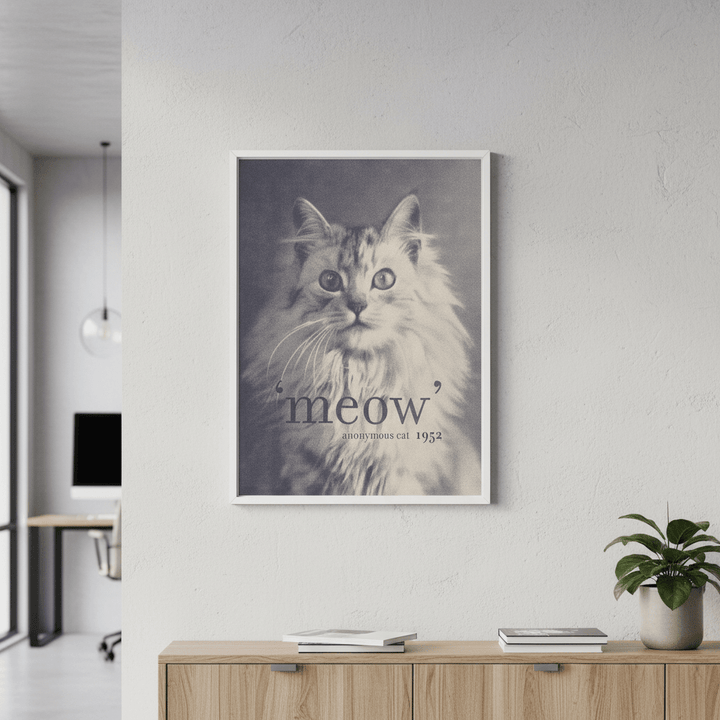 Famous Quote Cat by Florent Bodart wall - art - picture - poster