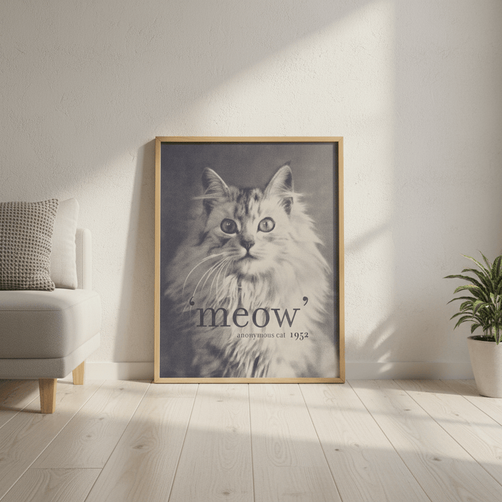 Famous Quote Cat by Florent Bodart wall - art - picture - poster