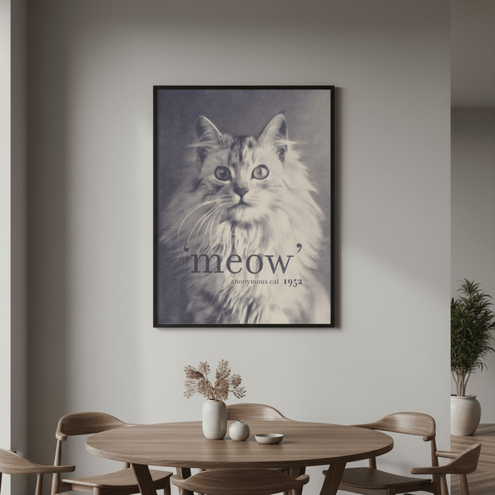 Famous Quote Cat by Florent Bodart wall - art - picture - poster