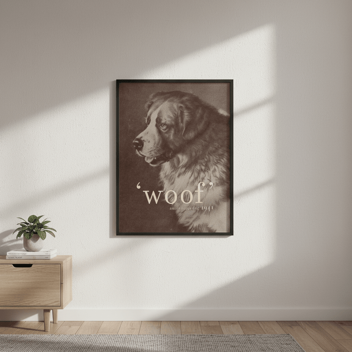Famous Quote Dog by Florent Bodart wall - art - picture - poster