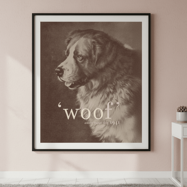 Famous Quote Dog by Florent Bodart