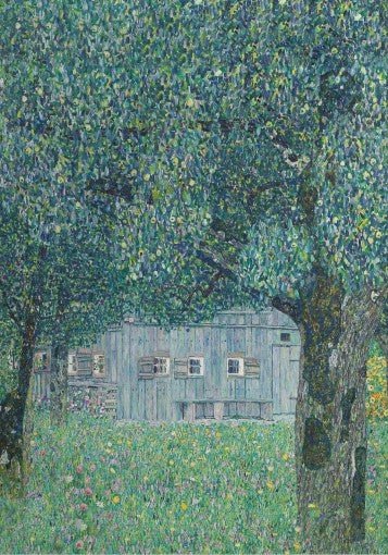 Farmhouse in Buchberg Wall Art by Gustav Klimt