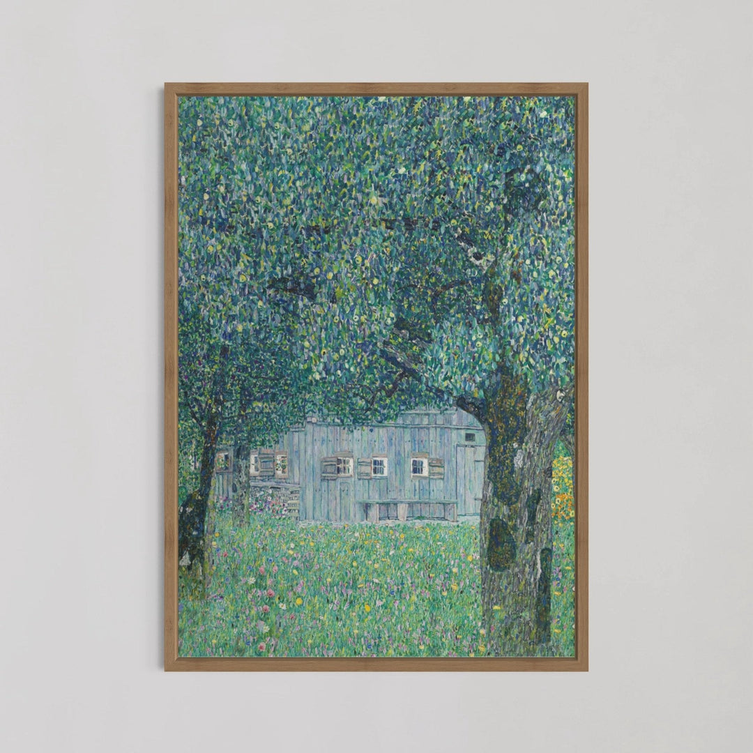 Farmhouse in Buchberg Wall Art - Style My Wall,frame