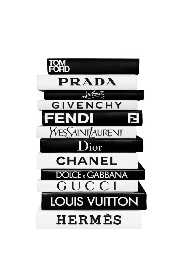 Fashion Books Wall Art