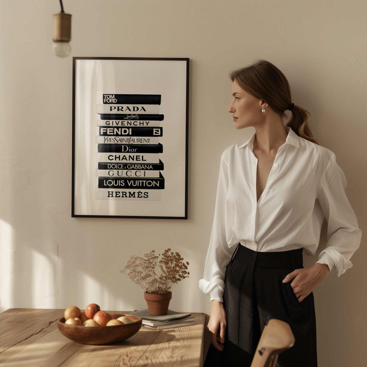 Fashion Books Wall Art wall - art - picture - poster