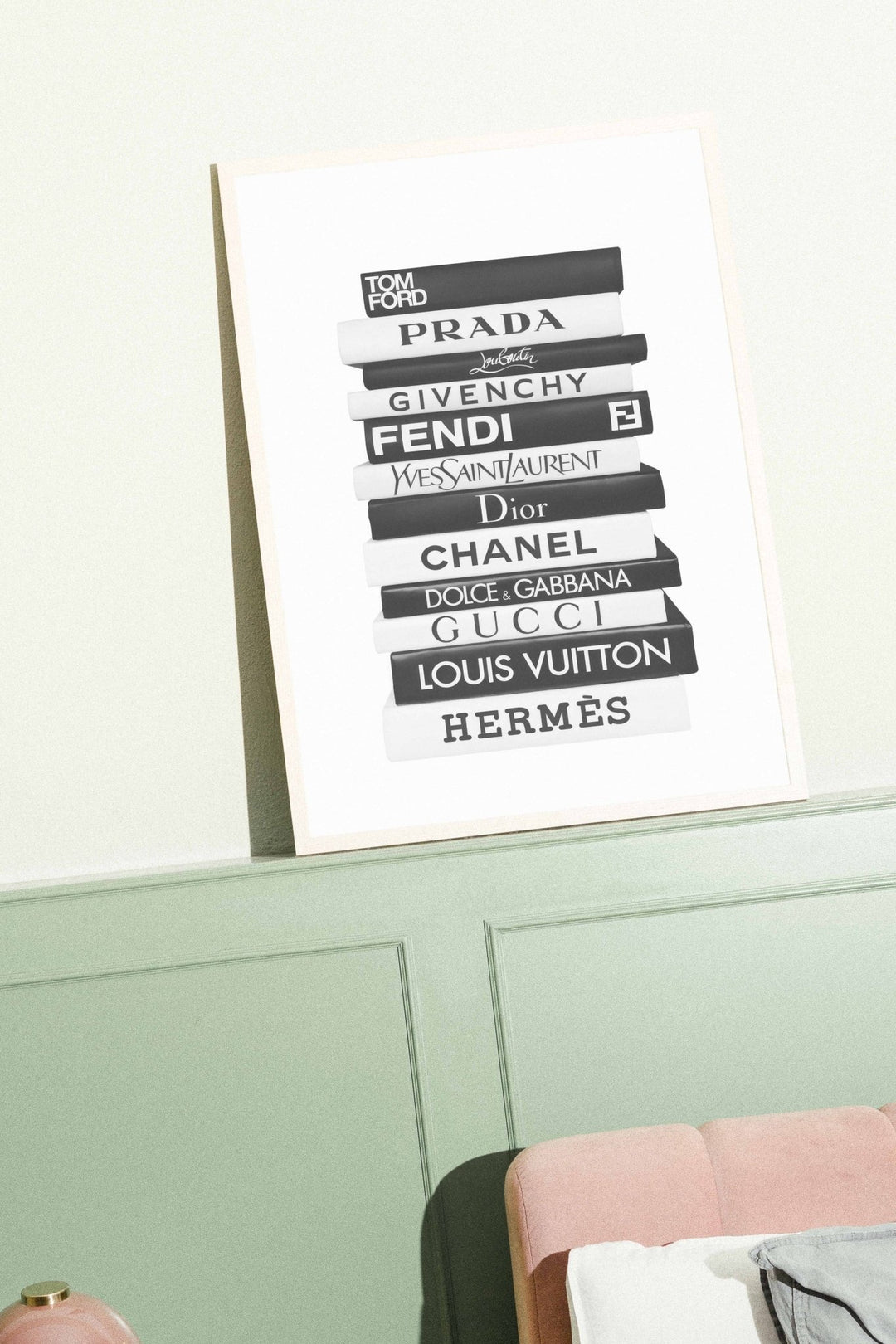 Fashion Books Wall Art wall - art - picture - poster