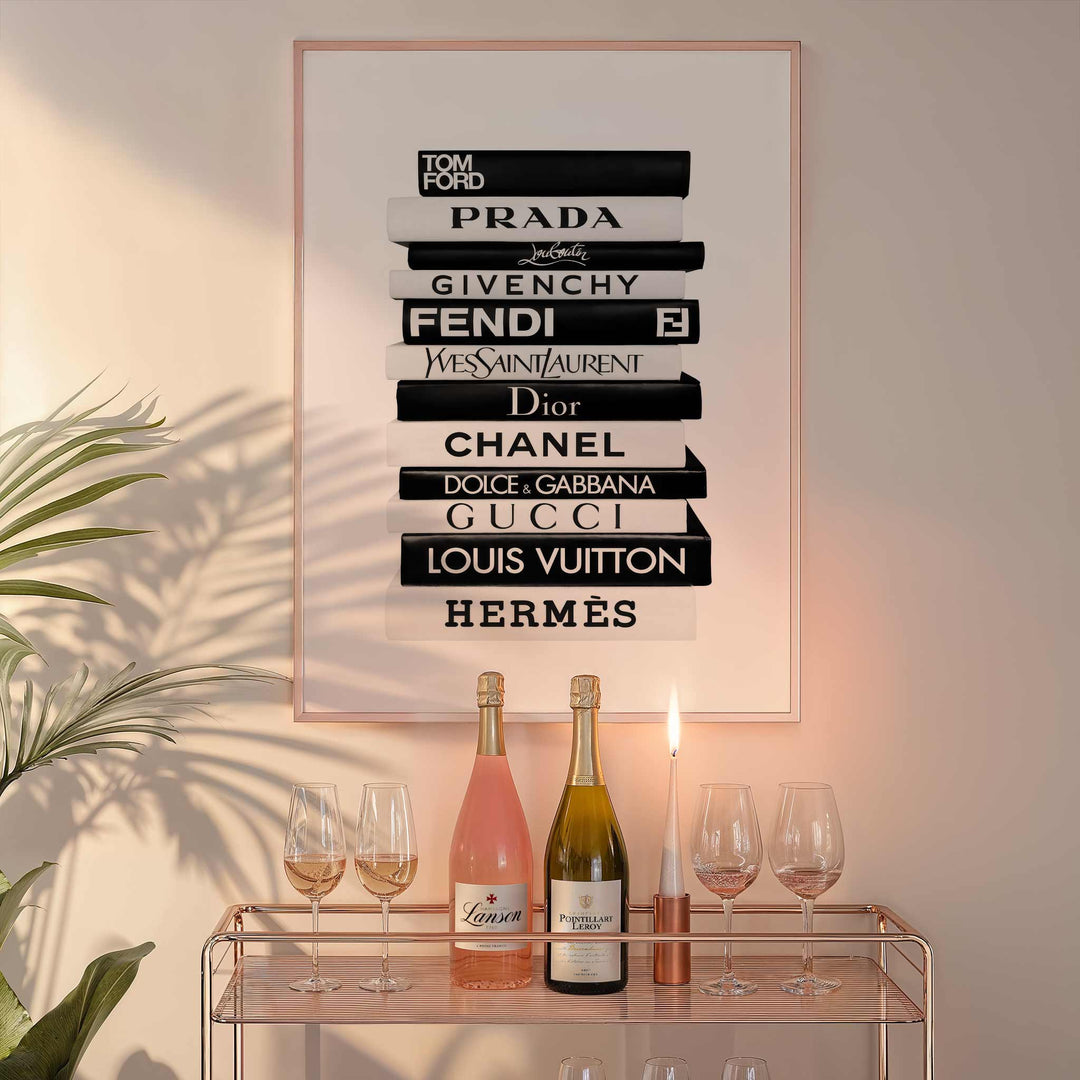 Fashion Books Wall Art wall - art - picture - poster