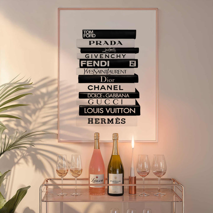 Fashion Books Wall Art wall - art - picture - poster