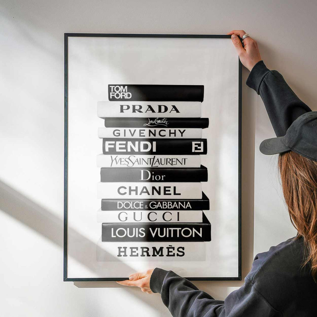 Fashion Books Wall Art wall - art - picture - poster