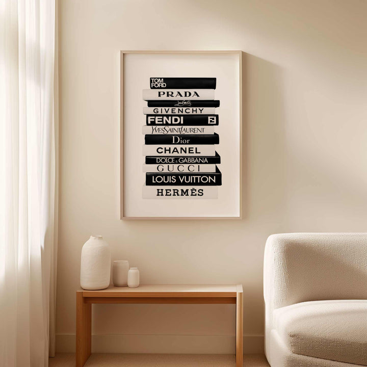 Fashion Books Wall Art wall - art - picture - poster
