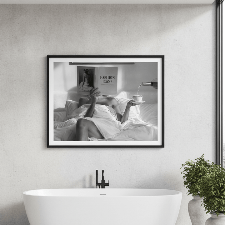 Fashion Icons Landscape Wall Art Black and White Photography wall-art-picture-poster