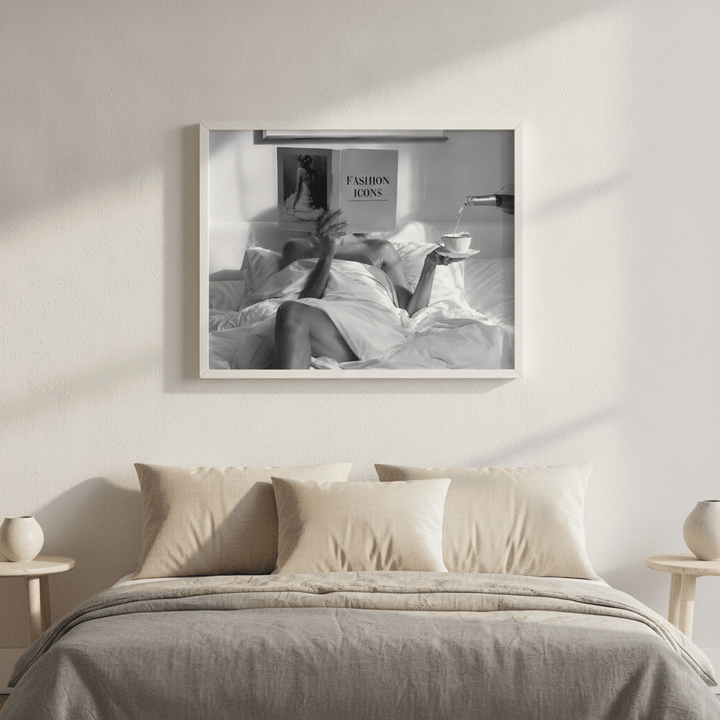 Fashion Icons Landscape Wall Art Black and White Photography wall-art-picture-poster