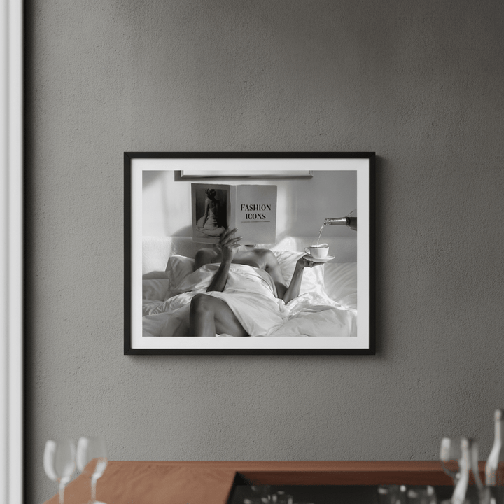 Fashion Icons Landscape Wall Art Black and White Photography wall-art-picture-poster