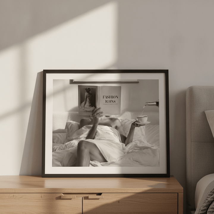 Fashion Icons Landscape Wall Art Black and White Photography wall-art-picture-poster