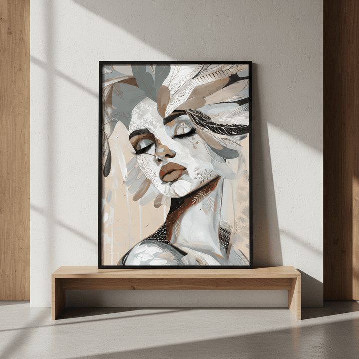 Feather by Bella Eve wall - art - picture - poster