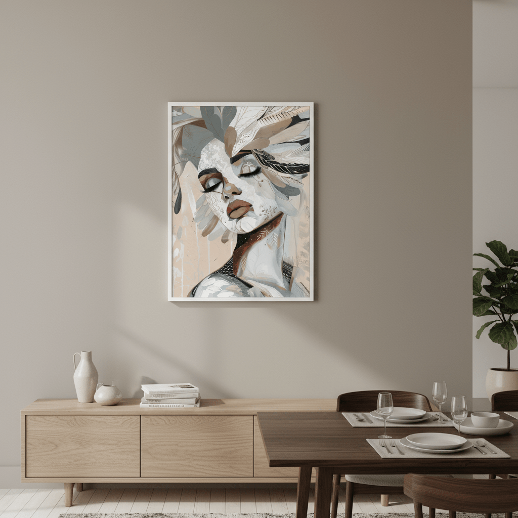 Feather by Bella Eve wall - art - picture - poster