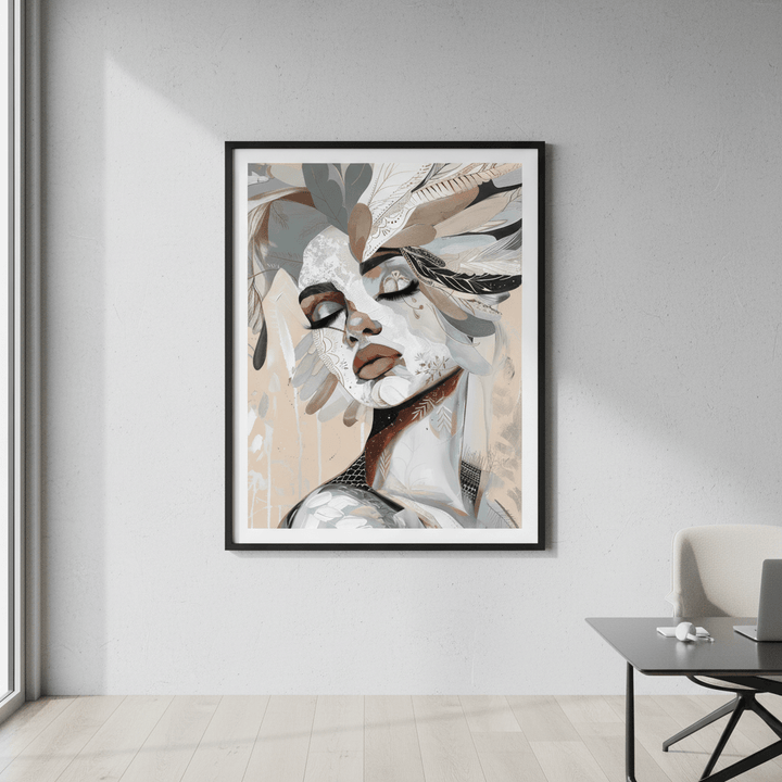 Feather by Bella Eve wall - art - picture - poster