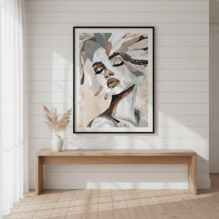 Feather by Bella Eve wall - art - picture - poster
