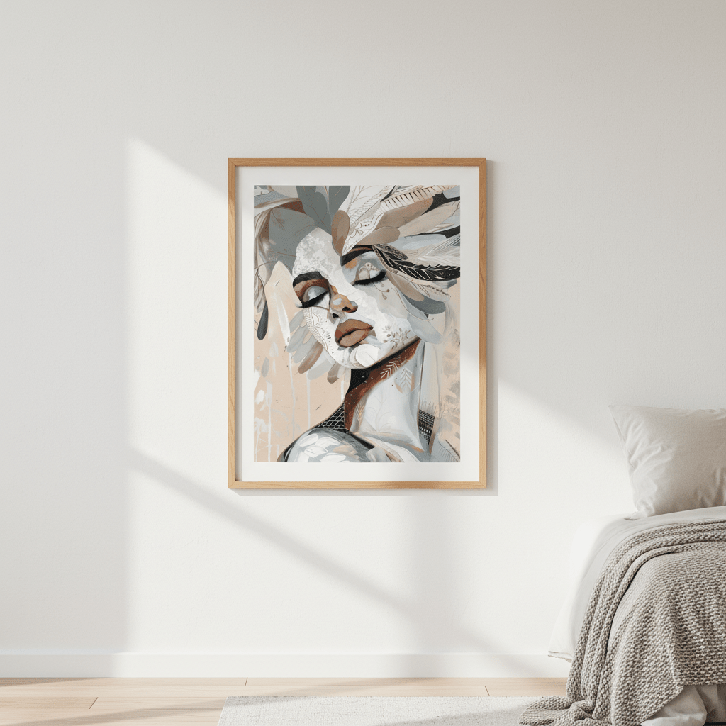 Feather by Bella Eve wall - art - picture - poster