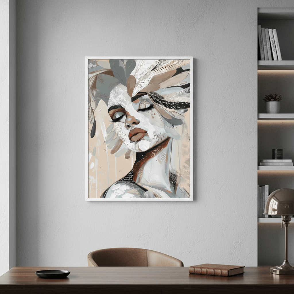 Feather by Bella Eve wall - art - picture - poster