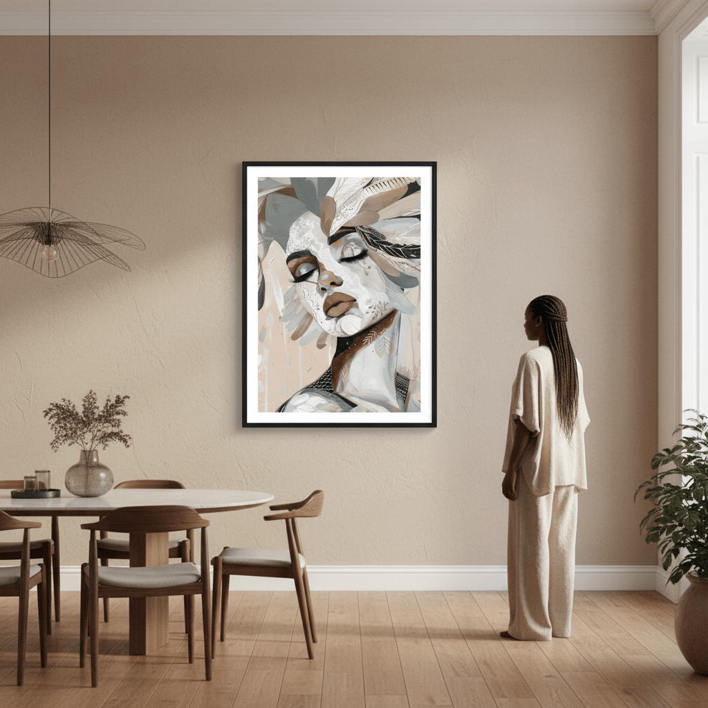 Feather by Bella Eve wall - art - picture - poster