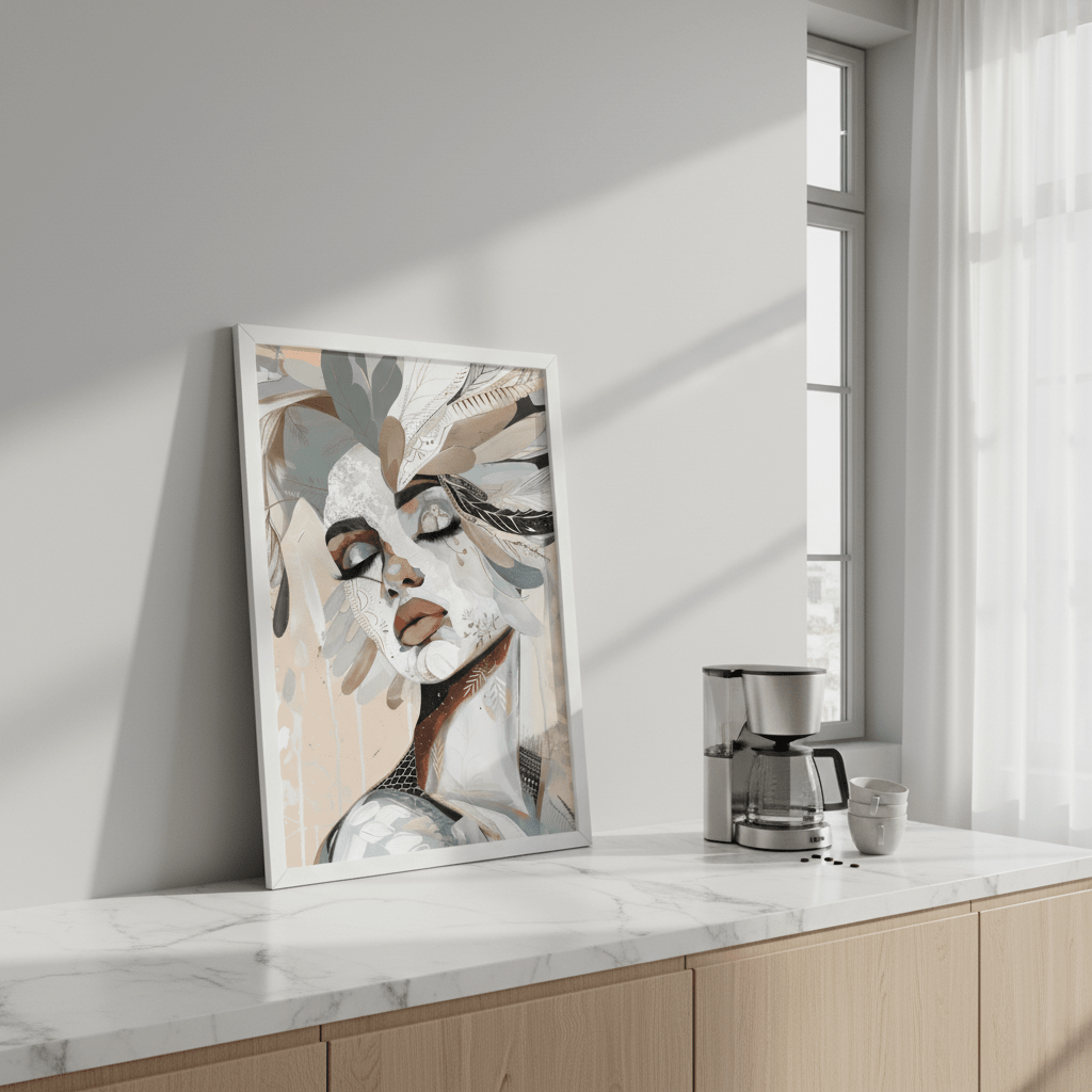 Feather by Bella Eve wall - art - picture - poster