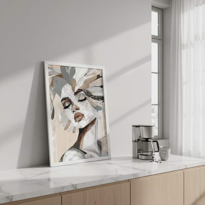 Feather by Bella Eve wall - art - picture - poster
