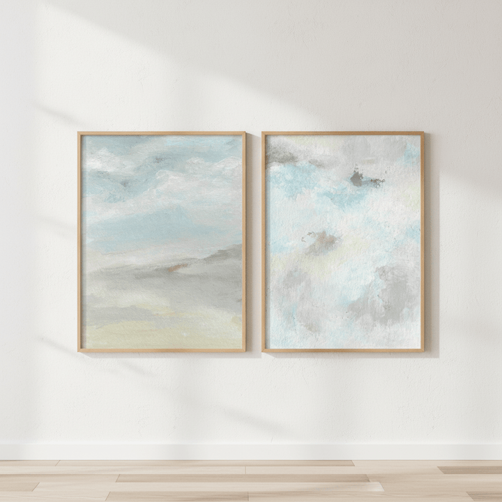 Feeling Blue Pair by Josephine Wianto wall - art - picture - poster
