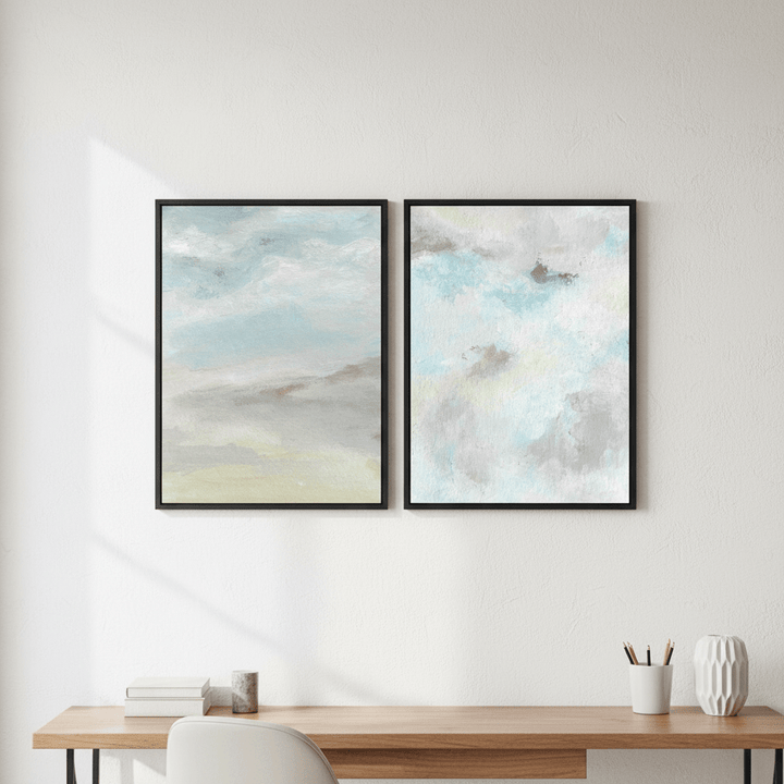 Feeling Blue Pair by Josephine Wianto wall - art - picture - poster