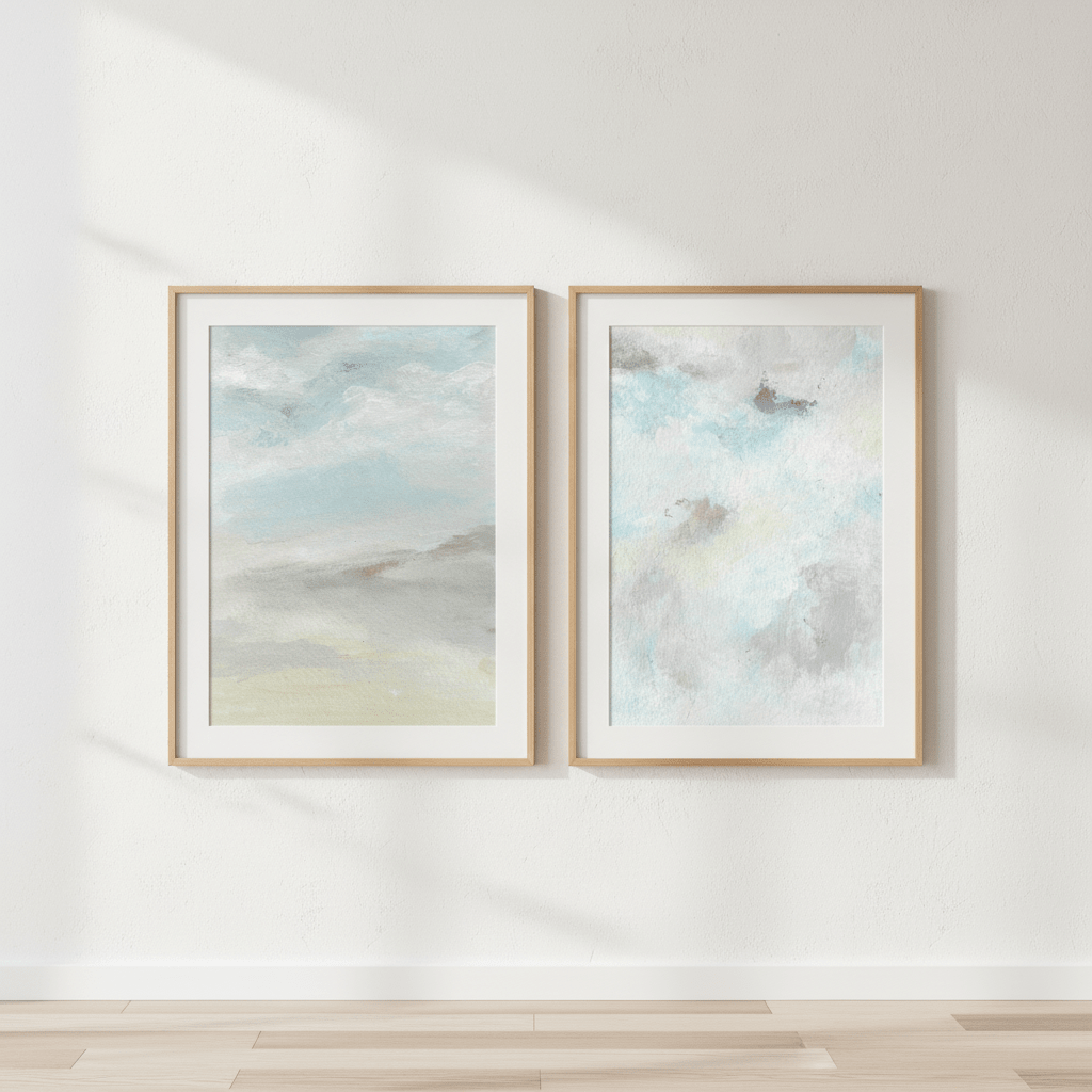 Feeling Blue Pair by Josephine Wianto wall - art - picture - poster