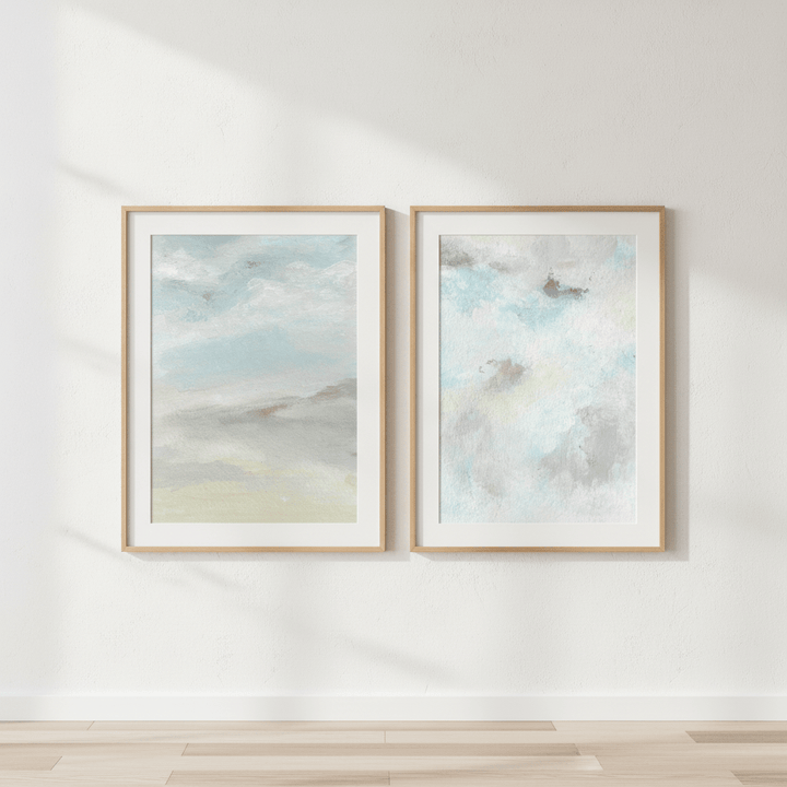 Feeling Blue Pair by Josephine Wianto wall - art - picture - poster