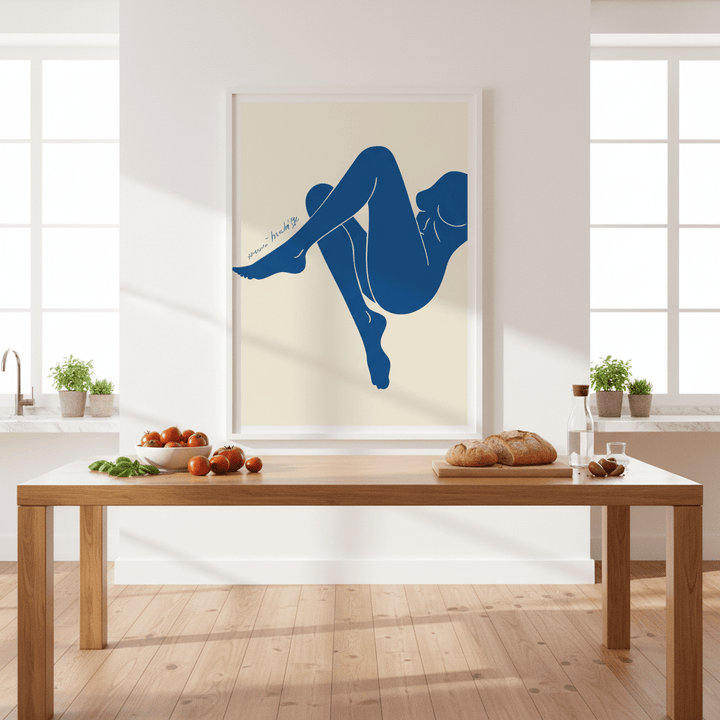 Female Blue in Form by Henri Matisse wall - art - picture - poster