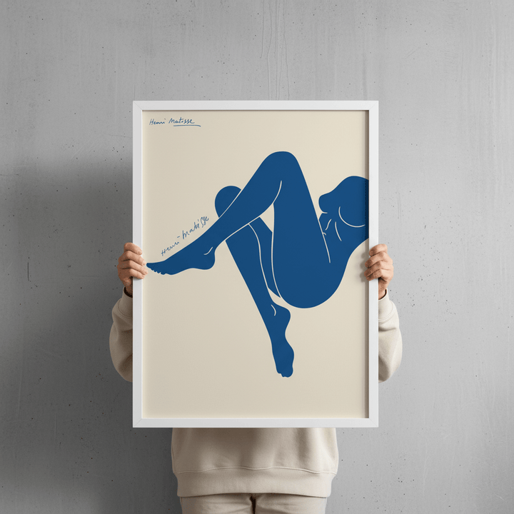 Female Blue in Form by Henri Matisse wall - art - picture - poster