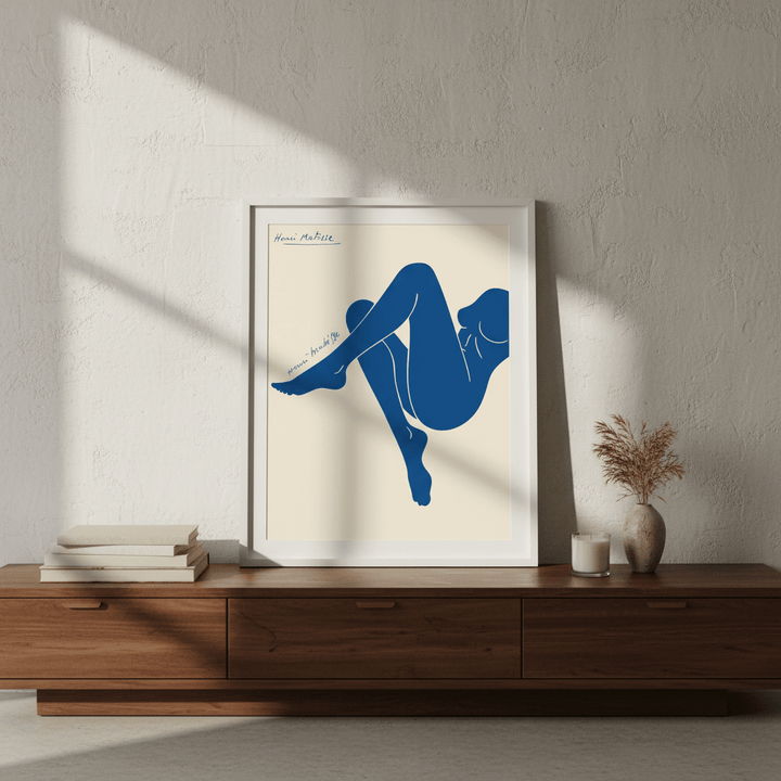 Female Blue in Form by Henri Matisse wall - art - picture - poster