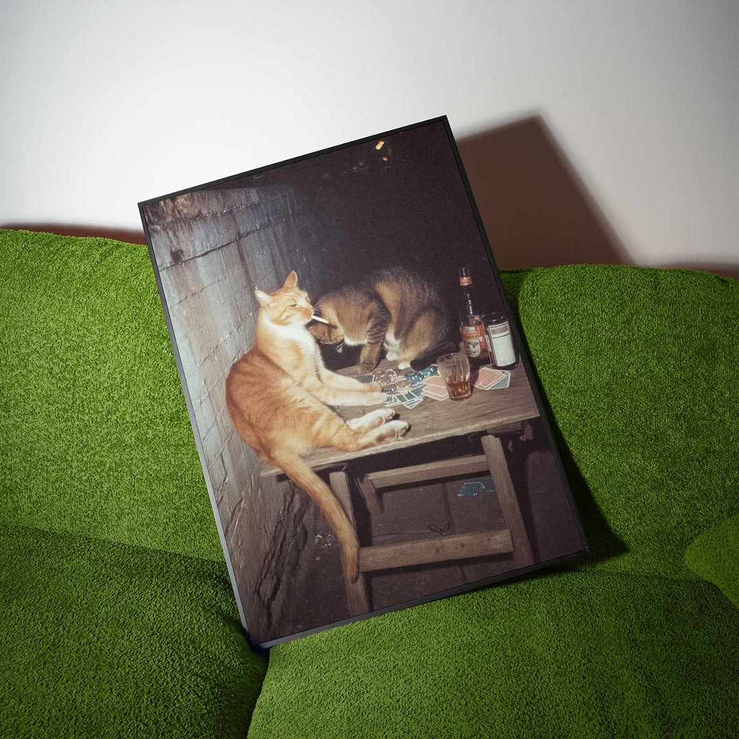Feral After Dark Chips & Catnip wall - art - picture - poster