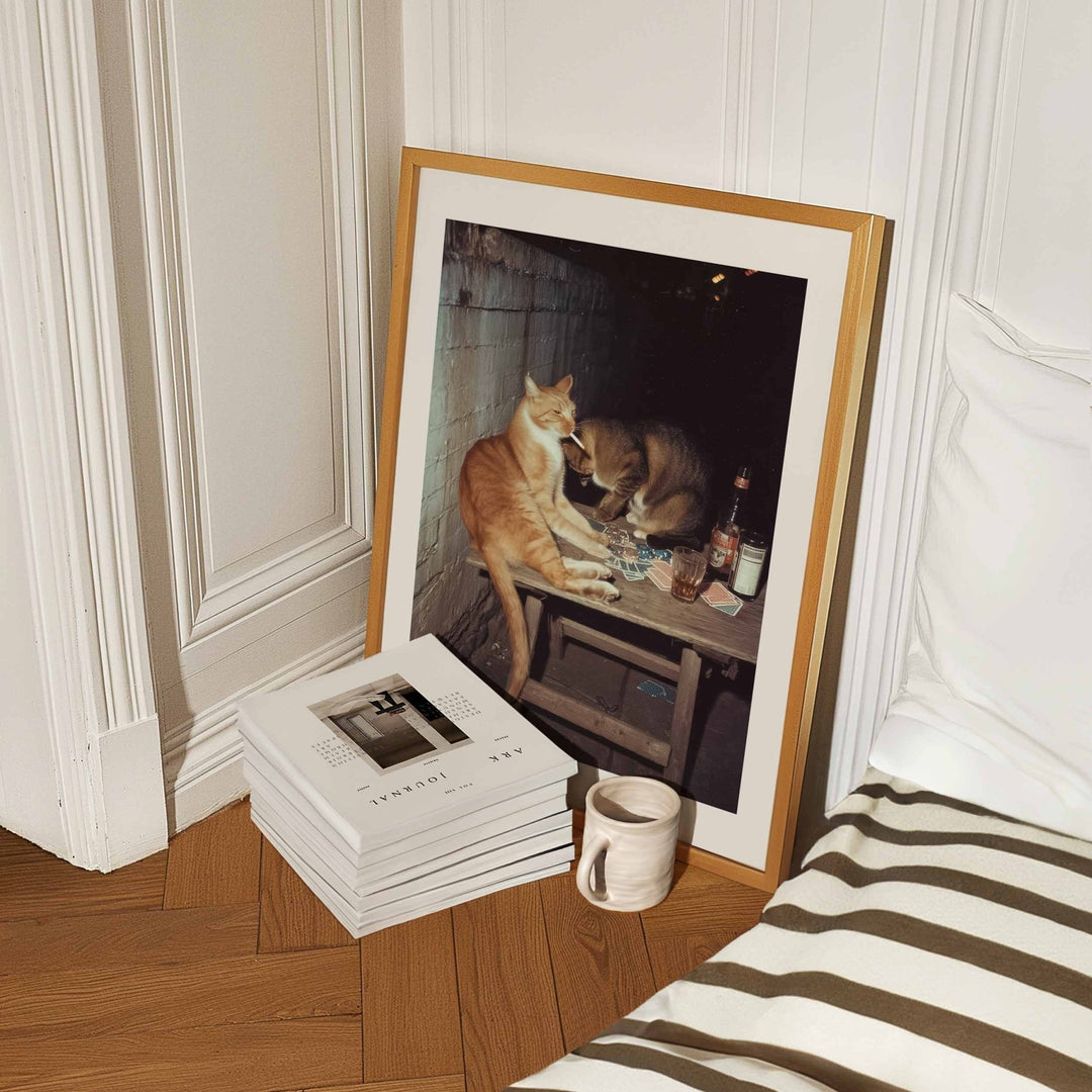 Feral After Dark Chips & Catnip wall - art - picture - poster