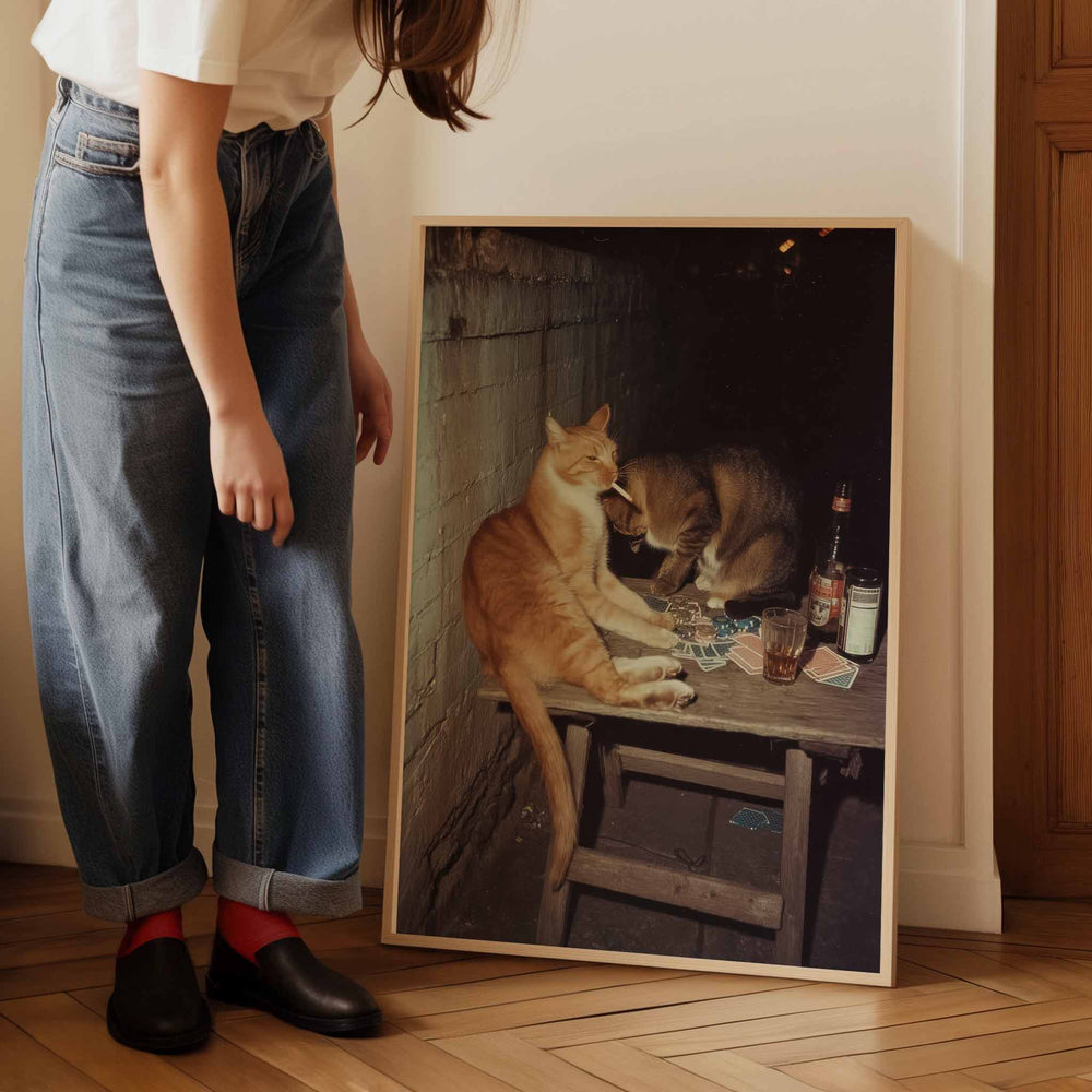 Feral After Dark Chips & Catnip wall - art - picture - poster