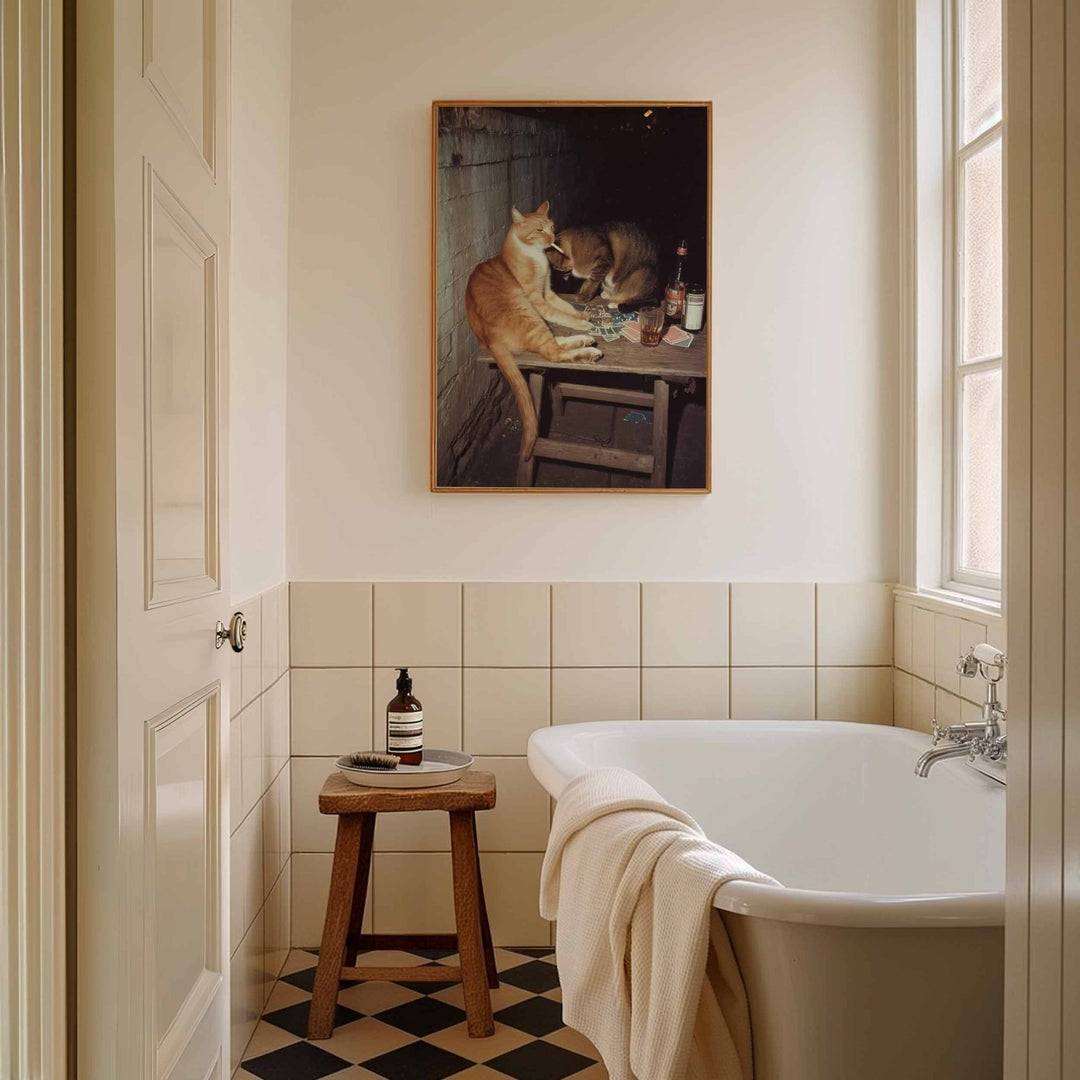 Feral After Dark Chips & Catnip wall - art - picture - poster