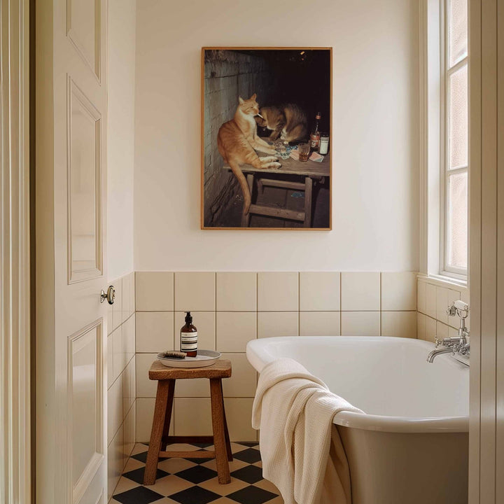 Feral After Dark Chips & Catnip wall - art - picture - poster