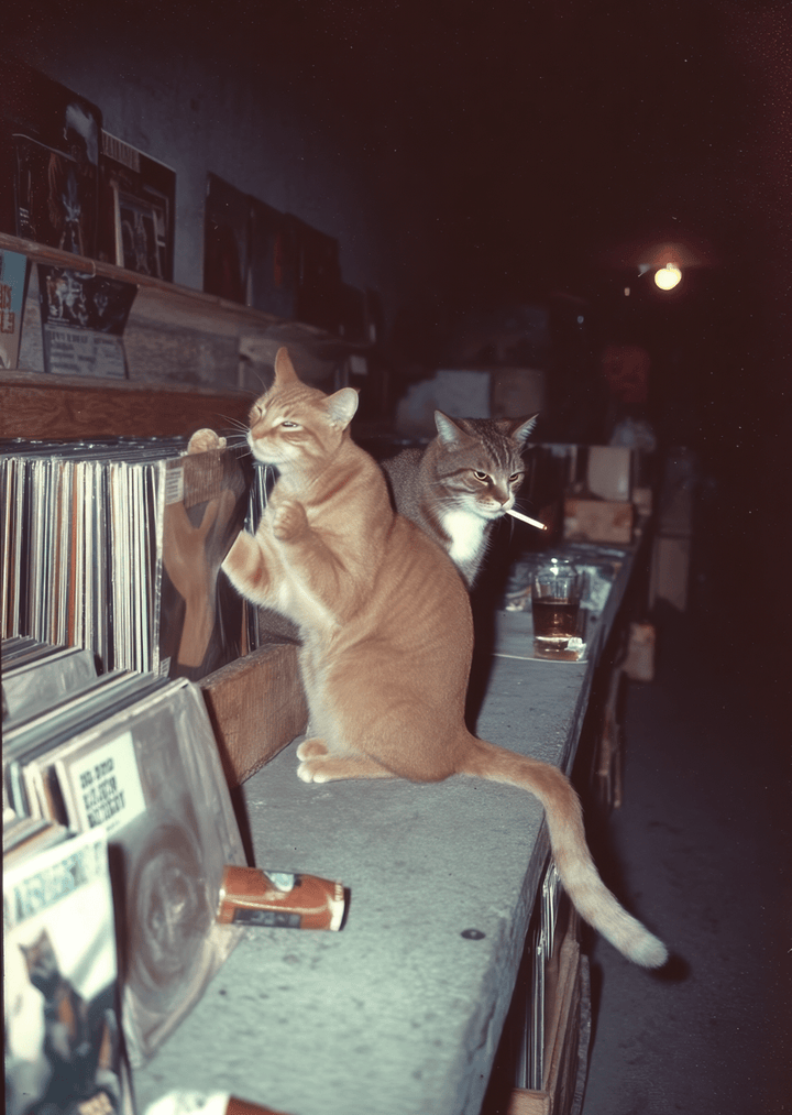 Feral After Dark Meow Mixes frame