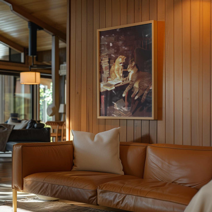 Feral After Dark Whiskers & Wisdom wall - art - picture - poster