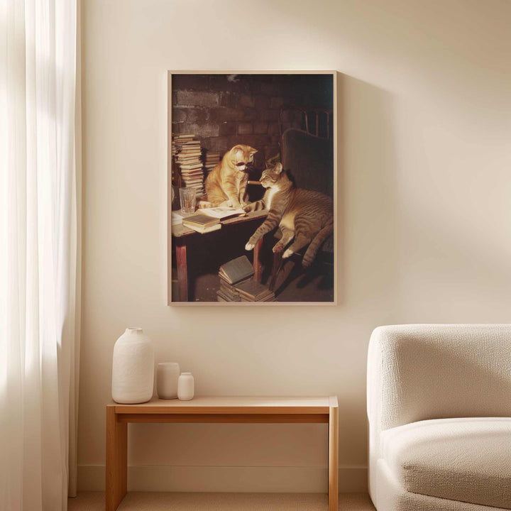 Feral After Dark Whiskers & Wisdom wall - art - picture - poster