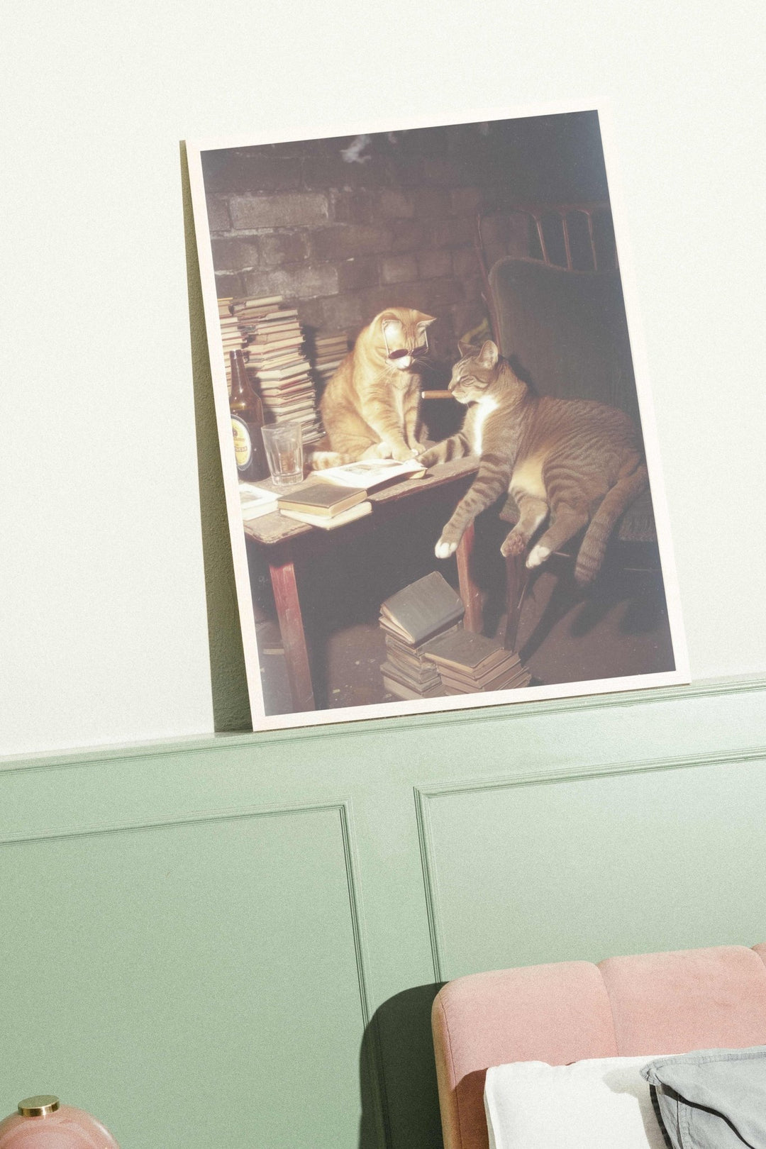 Feral After Dark Whiskers & Wisdom wall - art - picture - poster